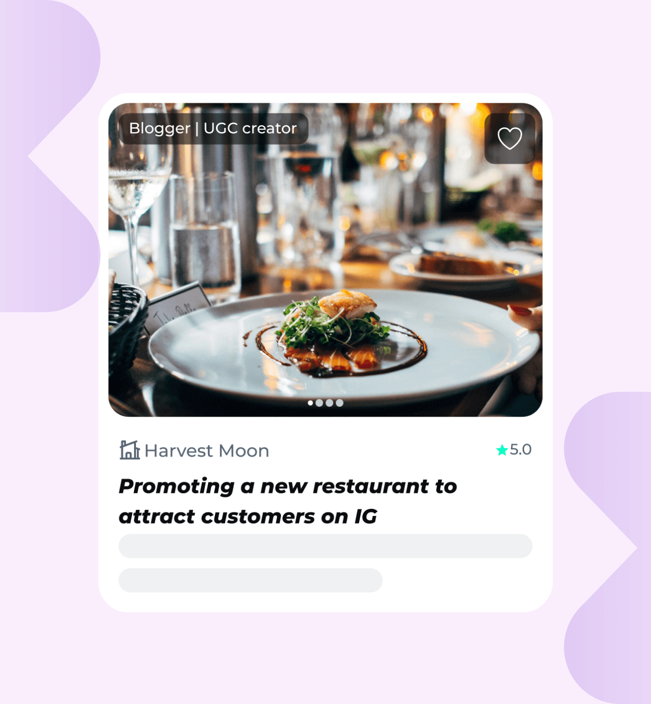 Create a task for bloggers in just a few minutes
